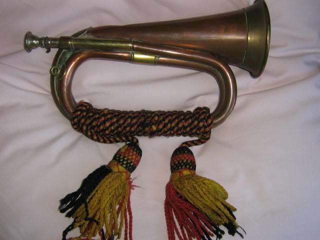 COPPER AND BRASS BUGLE - Made by Taylors Music Co Ltd, Cape Town
