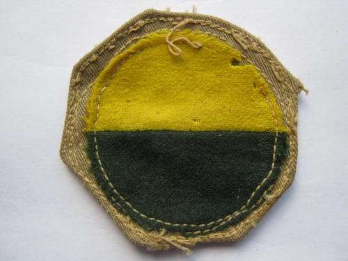 WW2 - 2 INFANTRY DIVISION PATCH - Worn 1941 - 1943 - Fairly good condition