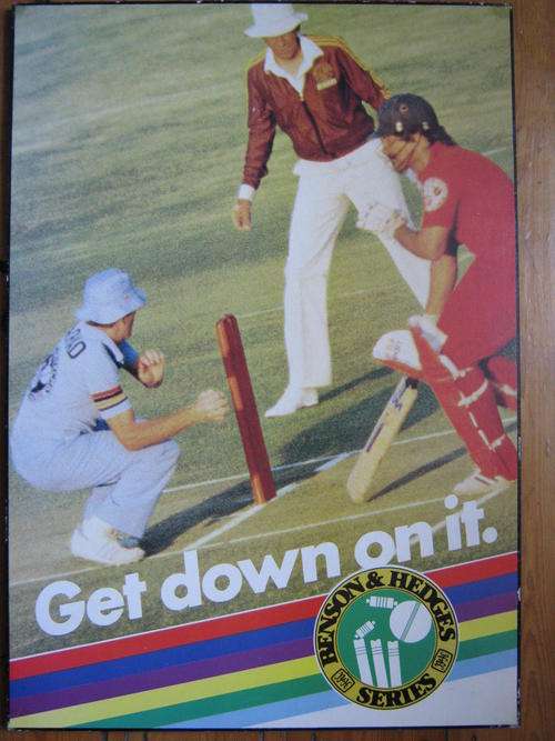 OLD BLOCK MOUNTED BENSON & HEDGES SERIES ADVERT 680mm x 470mm - Isolation days?