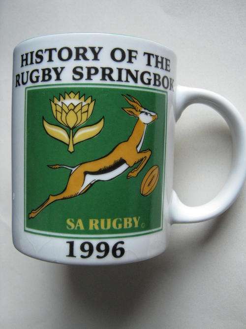 SPRINGBOK HISTORY, COLLECTORS SERIES, LIMITED EDITION - 1996 coffee mug - Good condition