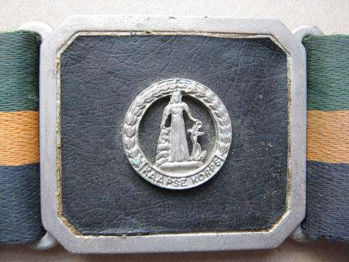 OLD CAPE CORPS STABLE BELT (NOW DISBANDED) - The belt has been shortened  for mounting