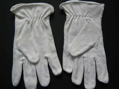 PAIR OF OLD COTTON PARADE GLOVES - SIZE 8  - Good condition