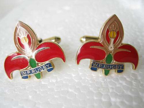 WESTERN PROVINCE RUGBY CUFF LINKS - Good condition