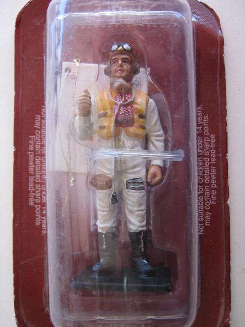 BOXED "DEL PRADO" - RAF FIGHTER PILOT, UK - 1940 - Solid pewter