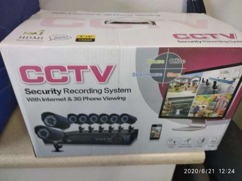 8 Camera CCTV Security Recording System With Internet & 3G Phone Viewing