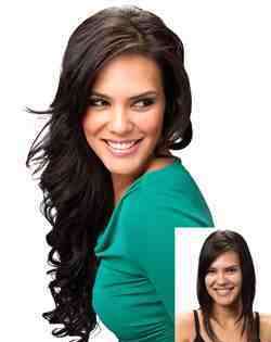 100% Indian Human Hair  20inch i-tips color #2 Pack 100 Wavy