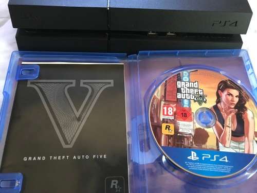 Sony PlayStation 4 500GB (great condition 2nd hand)with GTA V