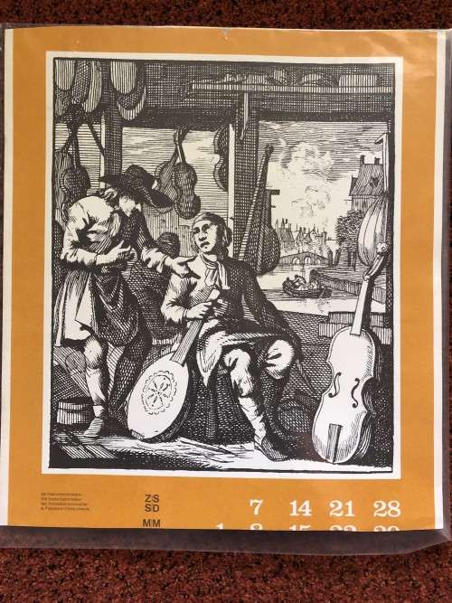 Old world tradesmen copies of lithographs (set of 6)