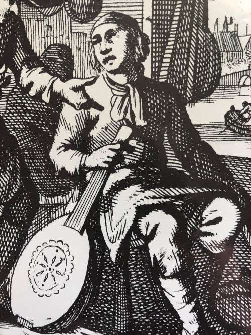 Old world tradesmen copies of lithographs (set of 6)