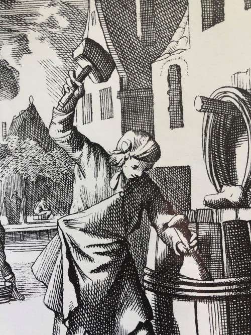 Old world tradesmen copies of lithographs (set of 6)