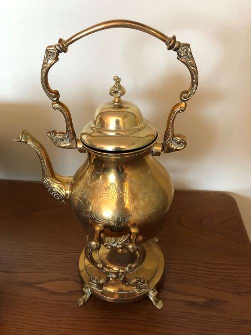 Solid brass samovar