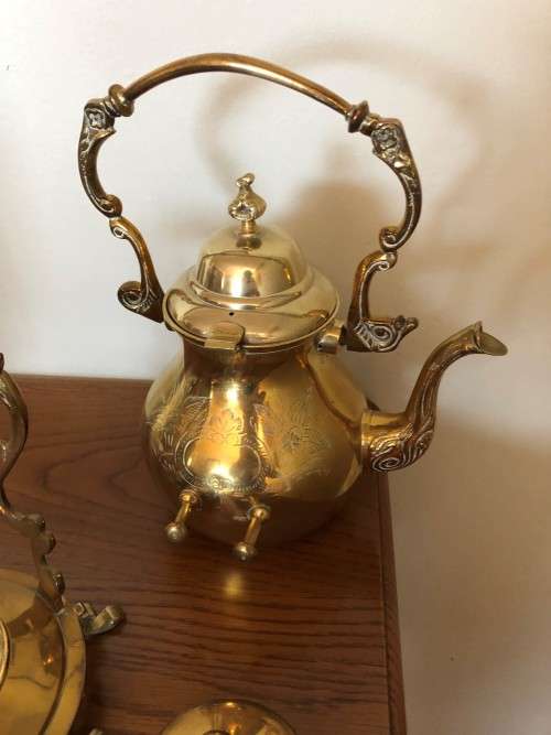 Solid brass samovar