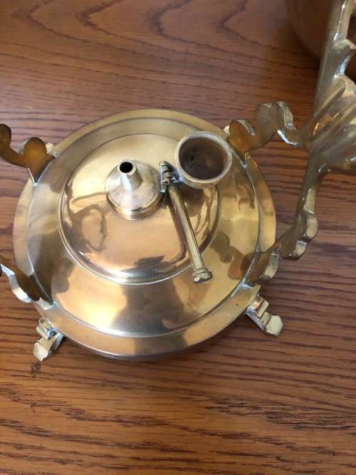Solid brass samovar