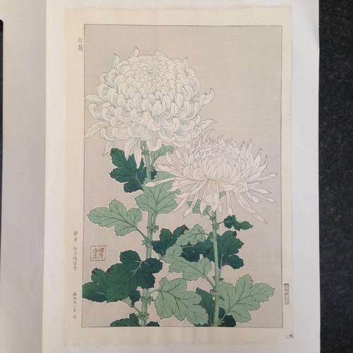 Kawarazaki Shodo Woodblock Print