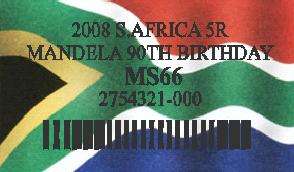 Reduced to Go!! - MS66 2008 Mandela Birthday R5 - NGC