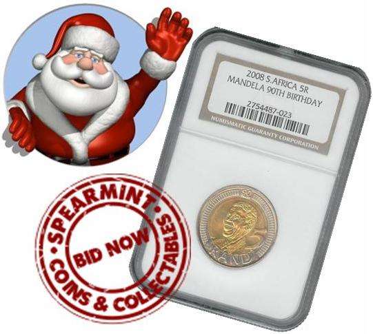 Perfect Gift - MS67 Mandela 2008 Birthday R5 - NGC
