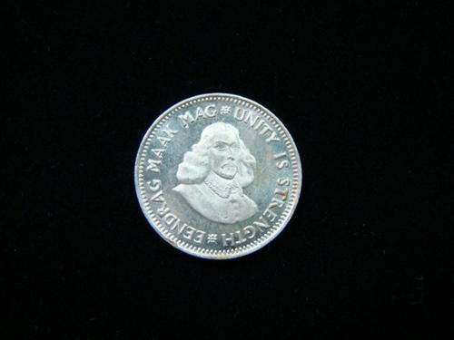 B/UNC 1963 South African 2 1/2 cents