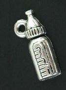 Baby Bottle Charm - 17x8mm - Scrapbooking Embellishment, Crafts or Jewelry