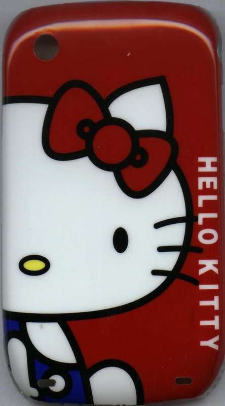 Blackberry Curve 8520 Hello Kitty Hard Cover - Red