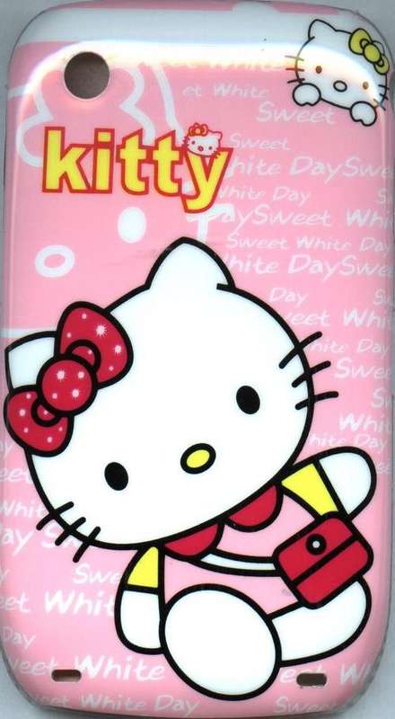 Blackberry Curve 8520 Hello Kitty Hard Cover - Pink 2
