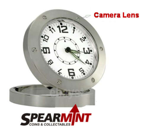 Hidden Spy Camera - LOCAL SHIPPING - Desk Clock Round Digital Video Camcorder