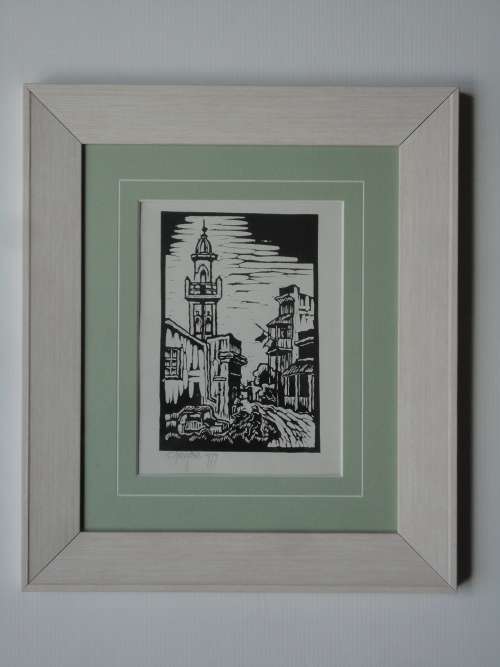 Gregoire Boonzaier Linocut  Signed and Dated R9500