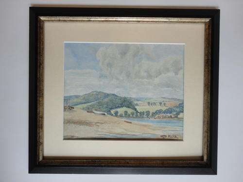 Otto Klar Watercolour  -  Framed  R36 000   Stunning Art Piece.
