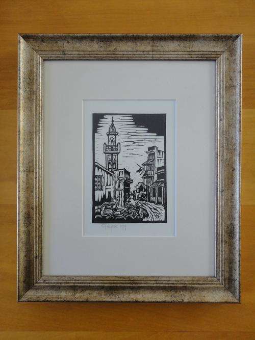 Gregoire Boonzaier Linocut  Signed and Dated  R12 500