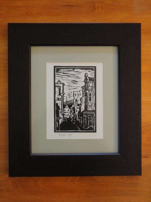 Gregoire Boonzaier Linocut  Signed and Dated  R13 500