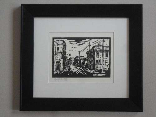 Gregoire Boonzaier Linocut Signed and Dated