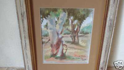 David Botha   ( Gum Trees Pastel)