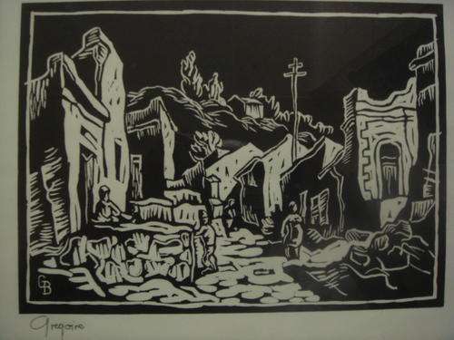 Gregoire Boonzaier - Lithograph Signed    R5500
