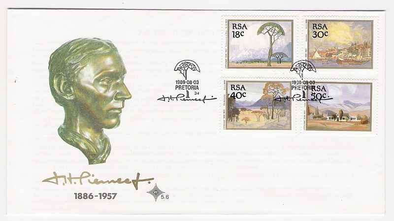 J.H. PIERNEEF 1886 -1957 FDC
