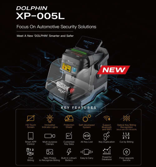 Xhorse Dolphin II XP-005L Automatic Key Cutting Machine 