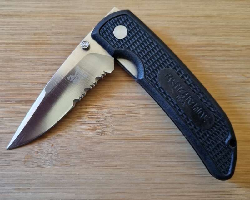 Benchmade USA 400 Panther Folding Knife  [Vintage very rare discontinued] Bali-Song Butterfly