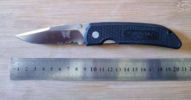 Benchmade USA 400 Panther Folding Knife  [Vintage very rare discontinued] Bali-Song Butterfly