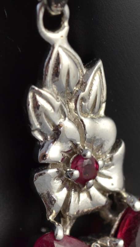 REAL RUBY 925 SILVER PENDANT
