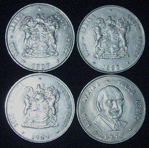!!! COLLECTORS - 4 X RSA R1 : 1987-1990 !!
