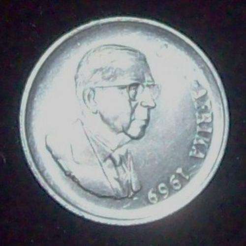 !!! COLLECTORS - SILVER 1969 AFRIKAANS RI !!