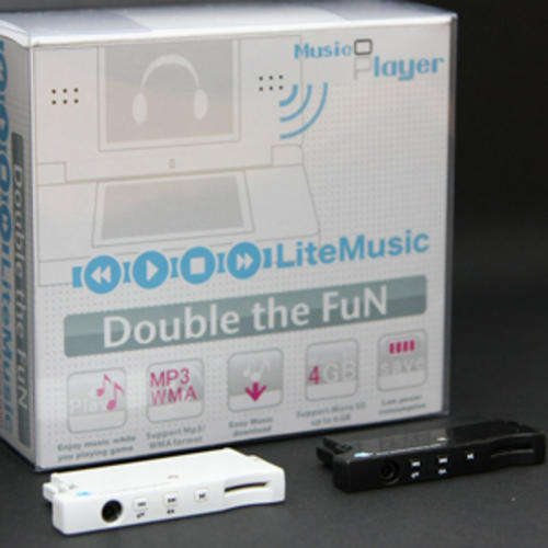 "NEW" Nintendo DS Lite MP3 Player - White (add music to your Gaming Console) "Brand New & Sealed"