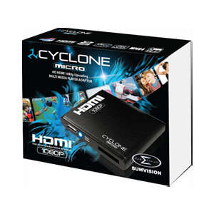 CYCLONE - HDMI 1080p Media Player With Remote - Movies/Music/Photo's From USB/HDD/SD Card "Brand New