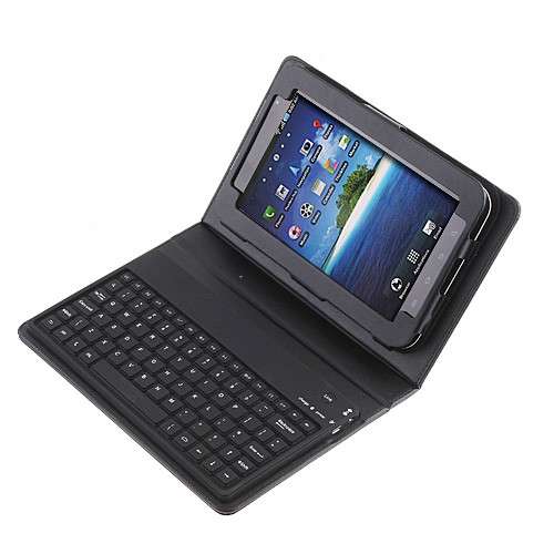 For Samsung Galaxy Tab - Folding Protective Case With Built-In Wireless "BLUETOOTH" Keyboard "New"