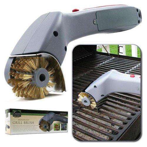 FREE SHIPPING - Motorized BBQ Grill Cleaning brush - The Easiest way to Keep Your Grill Looking New