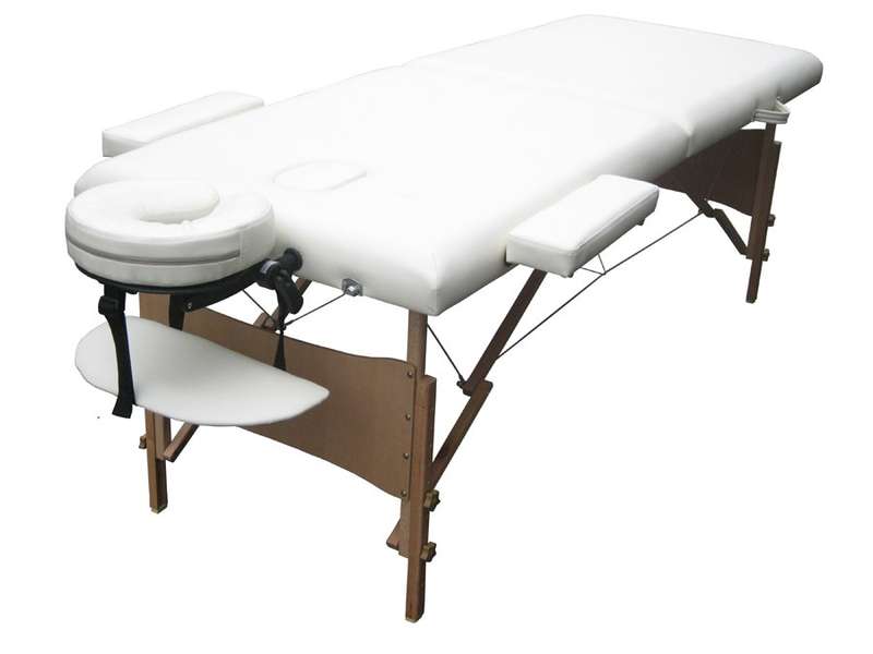 PORTABLE PREMIUM QUALITY 2 SECTION MASSAGE BED/TABLE "Brand New"
