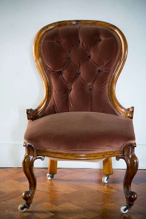 Victorian Rosewood Chaise Longue & Parlor Chair OWNER RELOCATING