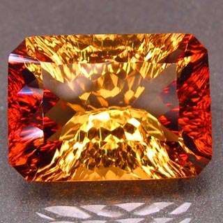 14.24ct TOPAZ VVS - ORANGISH BROWN - [VALUE R10,000.00+]