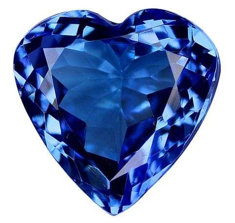 CERTIFIED NATURAL TANZANITE - 2.97ct - VVS - VIOLETISH BLUE - HEART CUT [ERV: R30,000.00 +]