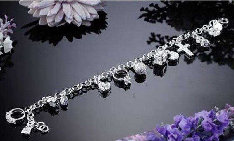 Silver Charm Bracelet