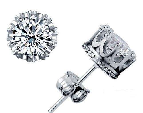 Crystal Earrings in 925 Silver