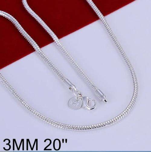 925 Silver Snake Chain Necklace